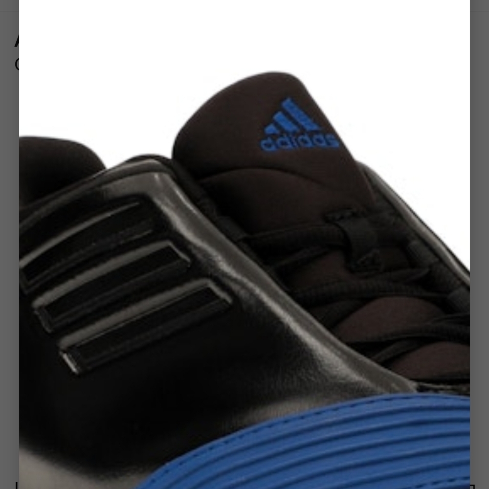 Adidas T-MAC 1 size 13 NWT BLK & Blue New in Box - Picture 4 of 4